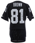 1993-94 Tim Brown Los Angeles Raiders Home Jersey (MEARS LOA/JSA) 