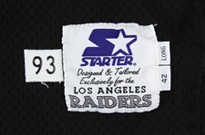 1993-94 Tim Brown Los Angeles Raiders Home Jersey (MEARS LOA/JSA) 