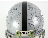 1995-1998 Oakland Raiders Multi Signed Tim Brown Helmet w/ 43 Signatures Including Tim Brown, Willie Brown, Rocket Ismail, & More (MEARS LOA/JSA)