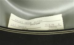 1998 Gene Autry Singing Cowboy Personal Justin Boots & Resistol Hat (MEARS LOA)
