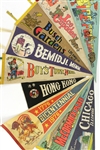 1960's-80's Americana Tourism Pennant Collection - Lot of 90+