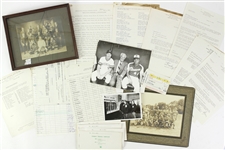 1900s-80s Baseball Memorabilia Collection - Lot of 100+ w/ Vintage Studio Photography, Robin Yount 3,000 Hit Certificates, Milwaukee Brewers & More