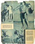 1938 Tarzans Revenge Glenn Morris Eleanor Holm 10" x 14" Page
