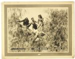 1920 The Son of Tarzan “The Sheik’s Revenge” Episode No. 4 (11”x15”) Original Lobby Card 