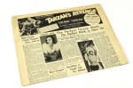 1938 Tarzan’s Revenge Starring Glenn Morris 12”x19” folded newspaper style dealer promotional materials magazine