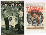 1930's-2000's Tarzan Memorabilia Collection - Lot of 24 w/ Buster Crabbe Signed Poster 