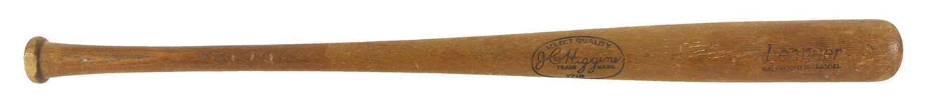 1940's Ralph Kiner Pittsburgh Pirates JC Higgins Store Model Bat