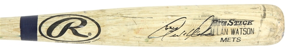 1999 Allen Watson New York Mets Signed Rawlings Adirondack Professional Model Game Used Bat (MEARS LOA/JSA)