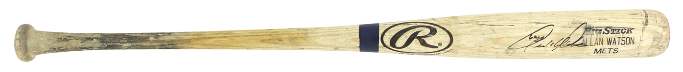 1999 Allen Watson New York Mets Signed Rawlings Adirondack Professional Model Game Used Bat (MEARS LOA/JSA)