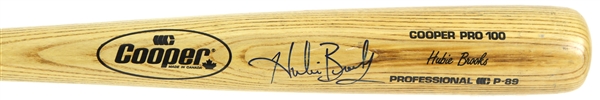 1991 Hubie Brooks New York Mets Signed Cooper Professional Model Bat (MEARS LOA/JSA)