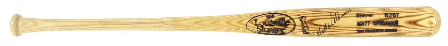 1991-96 Matt Williams San Francisco Giants Signed Louisville Slugger Professional Model Bat (MEARS LOA/JSA)