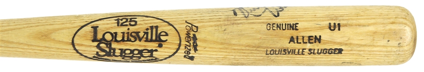 1980-83 Neil Allen New York Mets Signed Louisville Slugger Professional Model Game Used Bat (MEARS LOA/JSA)