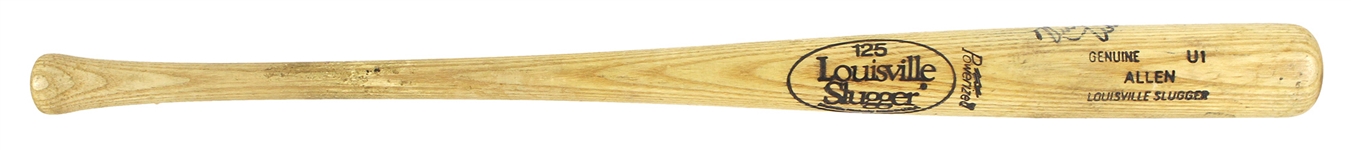 1980-83 Neil Allen New York Mets Signed Louisville Slugger Professional Model Game Used Bat (MEARS LOA/JSA)