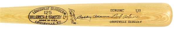 1977-79 Bobby Adams Cincinnati Reds Signed H&B Louisville Slugger Professional Model Post Career Bat (JSA)