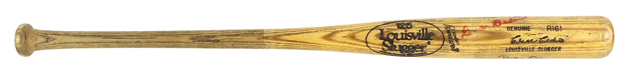 1980-83 Cesar Cedeno Astros/Reds Signed Louisville Slugger Professional Model Game Used Bat (MEARS LOA/JSA)