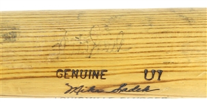 1977-79 Mike Sadek San Francisco Giants Signed H&B Louisville Slugger Professional Model Game Used Bat (MEARS LOA/JSA)