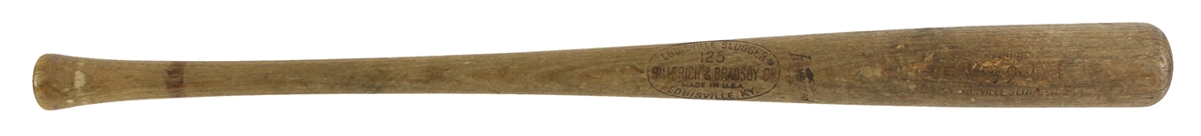 1969-72 Sonny Jackson Atlanta Braves H&B Louisville Slugger Professional Model Game Used Bat (MEARS LOA)