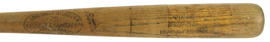 1965 Wally Moon Los Angeles Dodgers H&B Louisville Slugger Professional Model Game Used Bat (MEARS LOA)