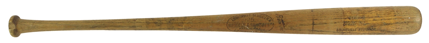1965 Wally Moon Los Angeles Dodgers H&B Louisville Slugger Professional Model Game Used Bat (MEARS LOA)