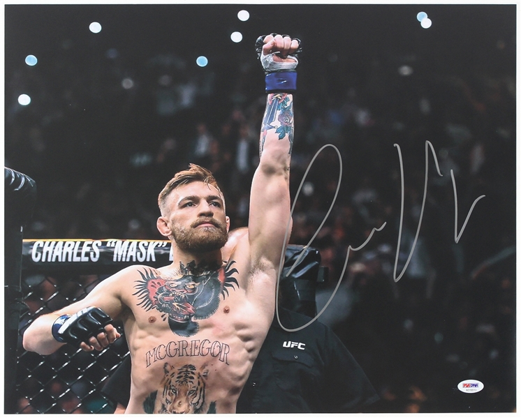 2010s Conor McGregor UFC Champion Signed 16" x 20" Photo (PSA/DNA)