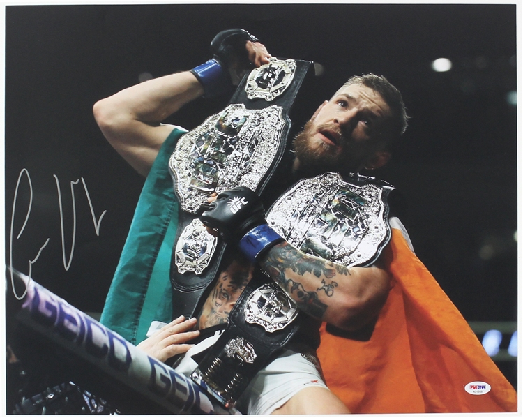2010s Conor McGregor UFC Champion Signed 16" x 20" Photo (PSA/DNA)