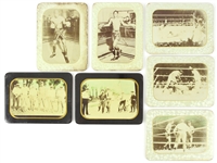 1920s Jack Dempsey & Kid Chocolate 6”x8” Celluloid Photo Collection (7)
