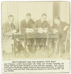 1920s Jack Dempsey News 16”x18” Photo Lot (4)