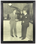 1920-1930s Jack Dempsey Antique Boxing 18”x24” Framed Photo