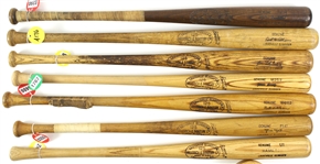 1960's-1980's Professional Model Game Used Bat Collection - Lot of 25 w/ Chris Chambliss, Bob Watson, Brian Downing, Al Bumbry & More (MEARS LOA)