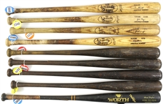 1970s-1990s Professional Model Game Used Bat Collection - Lot of 25 w/ Don Baylor, Pedro Guerrero, Joe Carter, Mookie Wilson, Bob Horner & More (MEARS LOA)
