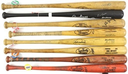 1970's-1990's Professional Model Game Used Bat Collection - Lot of 25 w/ Don Baylor, Pedro Guerrero, Joe Carter, Mookie Wilson, Bob Horner & More (MEARS LOA)