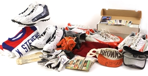1870s to present Collection of Memorabilia (Football Gloves, Autographs, Trading Cards, Comics, Etc)