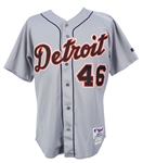 2003 Mike Maroth Detroit Tigers Game Worn Road Jersey (MEARS LOA/Team COA) 21 Loss Season