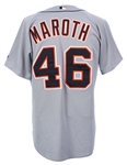 2003 Mike Maroth Detroit Tigers Game Worn Road Jersey (MEARS LOA/Team COA) 21 Loss Season