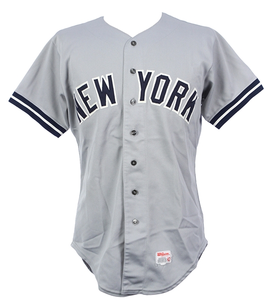 1983 Doyle Alexander New York Yankees Game Worn Road Jersey (MEARS LOA)