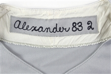 1983 Doyle Alexander New York Yankees Game Worn Road Jersey (MEARS LOA)