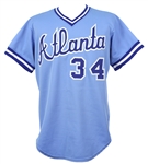 1982 Tom Hausman Atlanta Braves Road Jersey (MEARS LOA)