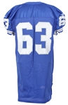 1998 Detroit Lions #63 Home Jersey (MEARS LOA)