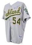1992 Goose Gossage Oakland Athletics Signed Game Worn Road Jersey (MEARS LOA/*JSA Full Letter*)
