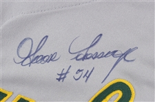 1992 Goose Gossage Oakland Athletics Signed Game Worn Road Jersey (MEARS LOA/*JSA Full Letter*)