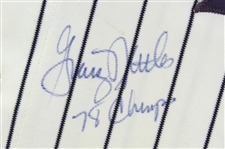 1975 Bobby Murcer Griag Nettles Signed New York Yankees Home Jersey (MEARS LOA/JSA)