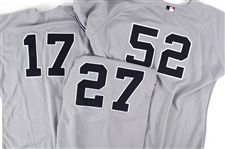 1989-2006 New  York Yankees Home/Road Jersey Collection (Lot of 9) Steiner LOA’s