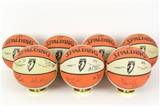 2000s to present Signed WNBA Basketballs (Lot of 9)