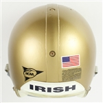 2004-2007 circa Notre Dame Game Worn Helmet Signed by Jeff Samardzija(MEARS LOA)