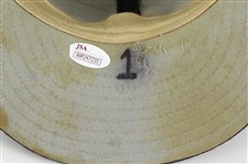 1993 Ozzie Smith St. Louis Cardinals Game Worn Road Cap (MEARS LOA)