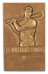 1995 Ted Williams Boston Red Sox 9" x 15" Tunnel Plaque  "With Photo of Ted Receiving Similar Style Award"