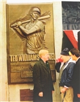 1995 Ted Williams Boston Red Sox 9 x 15 Tunnel Plaque  With Photo of Ted Receiving Similar Style Award