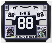 2016 Michael Irvin Dallas Cowboys 36" x 44" Framed Signed Jersey (PSA/DNA)