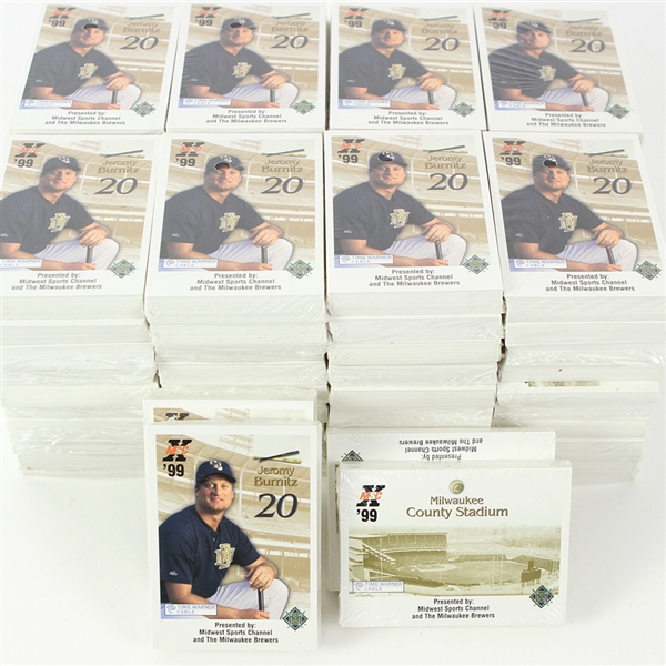 1999 Milwaukee Brewers Police team set hoard (195 Sets)