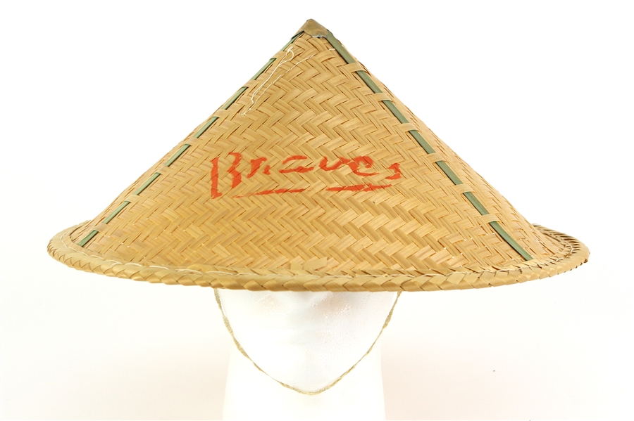 1950’s Milwaukee Braves Straw Weaved Hat